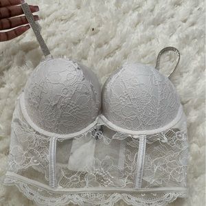 VERY SEXY
Bombshell Shine Strap Push-Up Corset Top